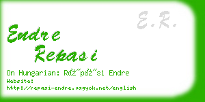 endre repasi business card